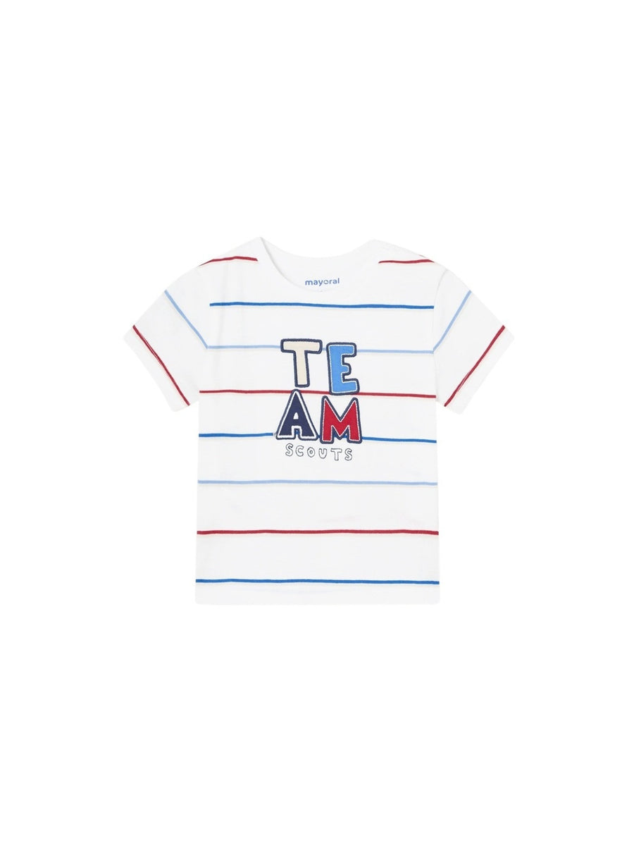 Camiseta riscas Melancia (Vermelho)  para Bebé Menino - Mayoral