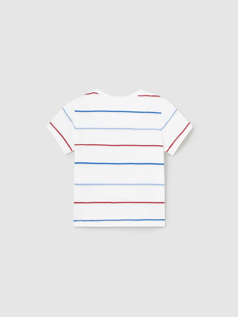 Camiseta riscas Melancia (Vermelho)  para Bebé Menino - Mayoral