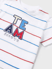 Camiseta riscas Melancia (Vermelho)  para Bebé Menino - Mayoral