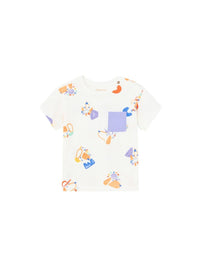 Camiseta estampada Nata (Creme / Pérola)  para Bebé Menino - Mayoral