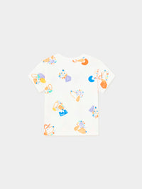 Camiseta estampada Nata (Creme / Pérola)  para Bebé Menino - Mayoral