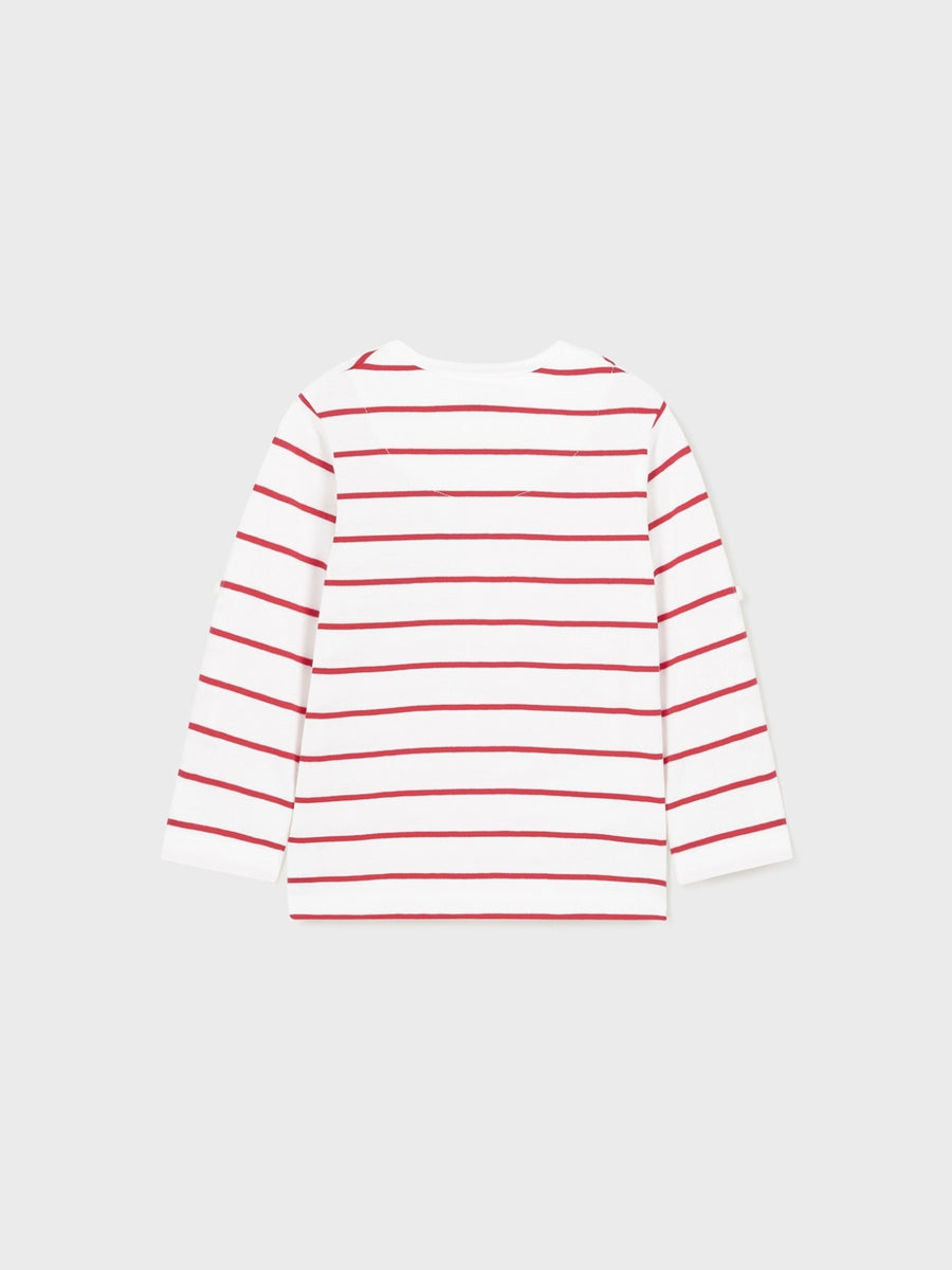 Camiseta riscas Melancia (Vermelho)  para Bebé Menino - Mayoral