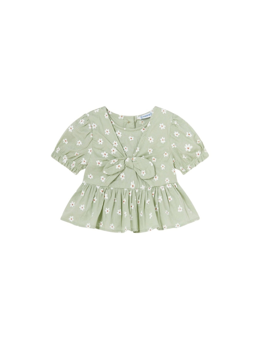 Túnica estampada Aloe (Verde Alface)  para Bebé Menina - Mayoral