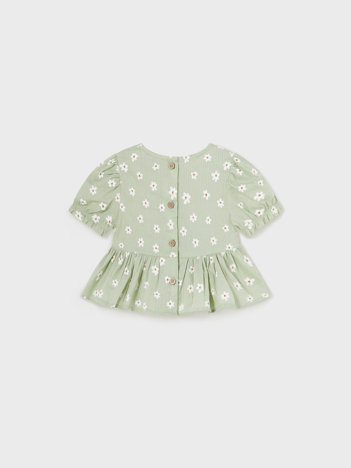 Túnica estampada Aloe (Verde Alface)  para Bebé Menina - Mayoral