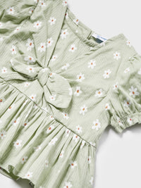 Túnica estampada Aloe (Verde Alface)  para Bebé Menina - Mayoral