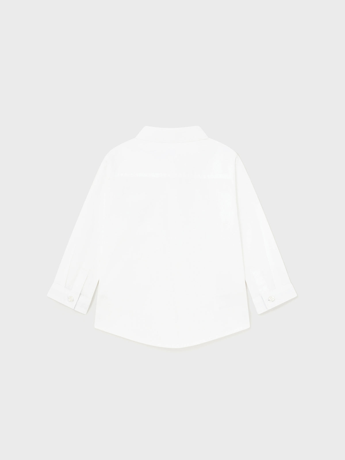 Camisa m/comp. clássica laço Branco (Branco)  para Bebé Menino - Mayoral
