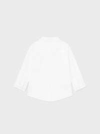 Camisa m/comp. clássica laço Branco (Branco)  para Bebé Menino - Mayoral