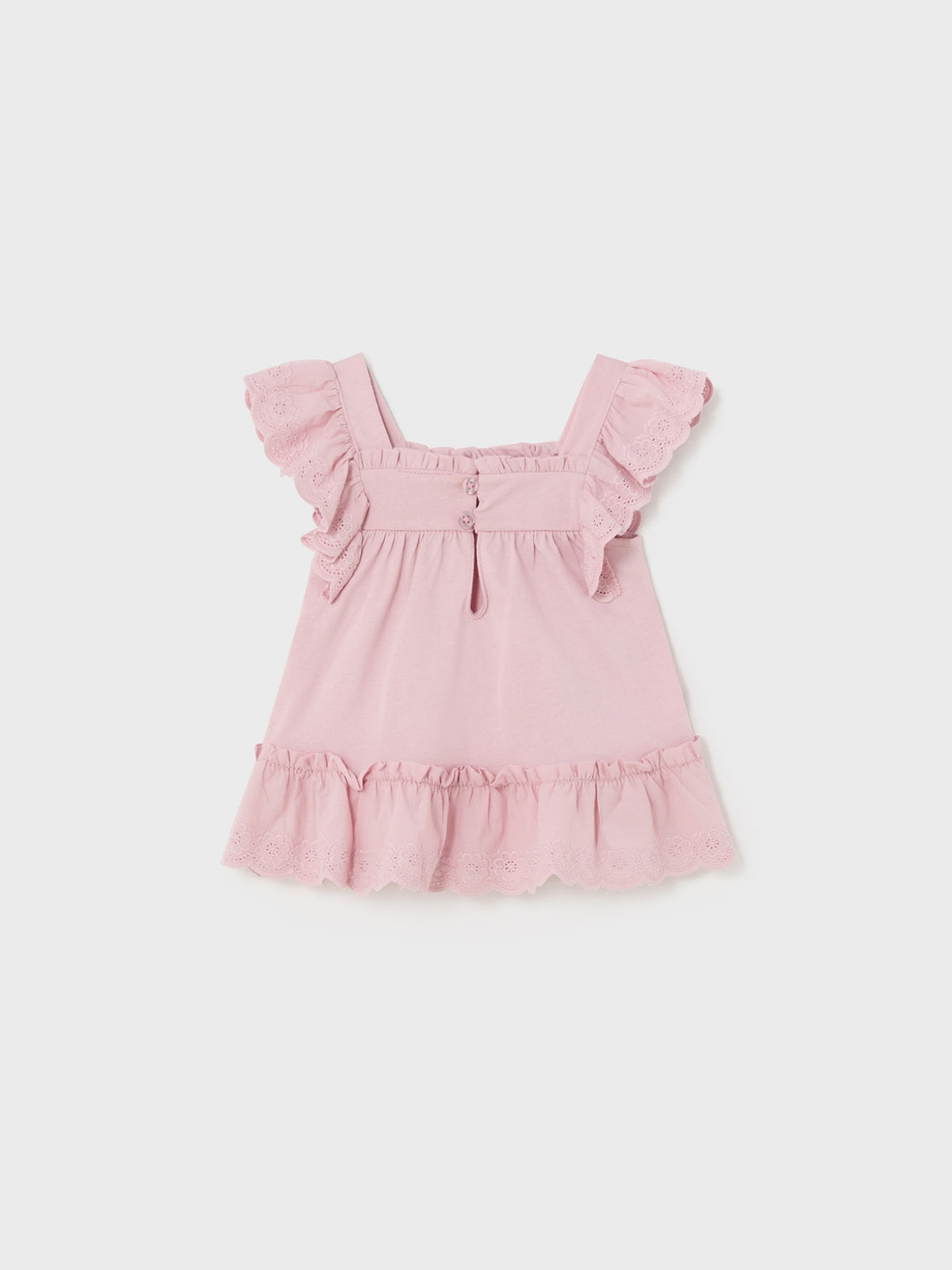 Túnica combinada Dália (Rosa)  para Bebé Menina - Mayoral