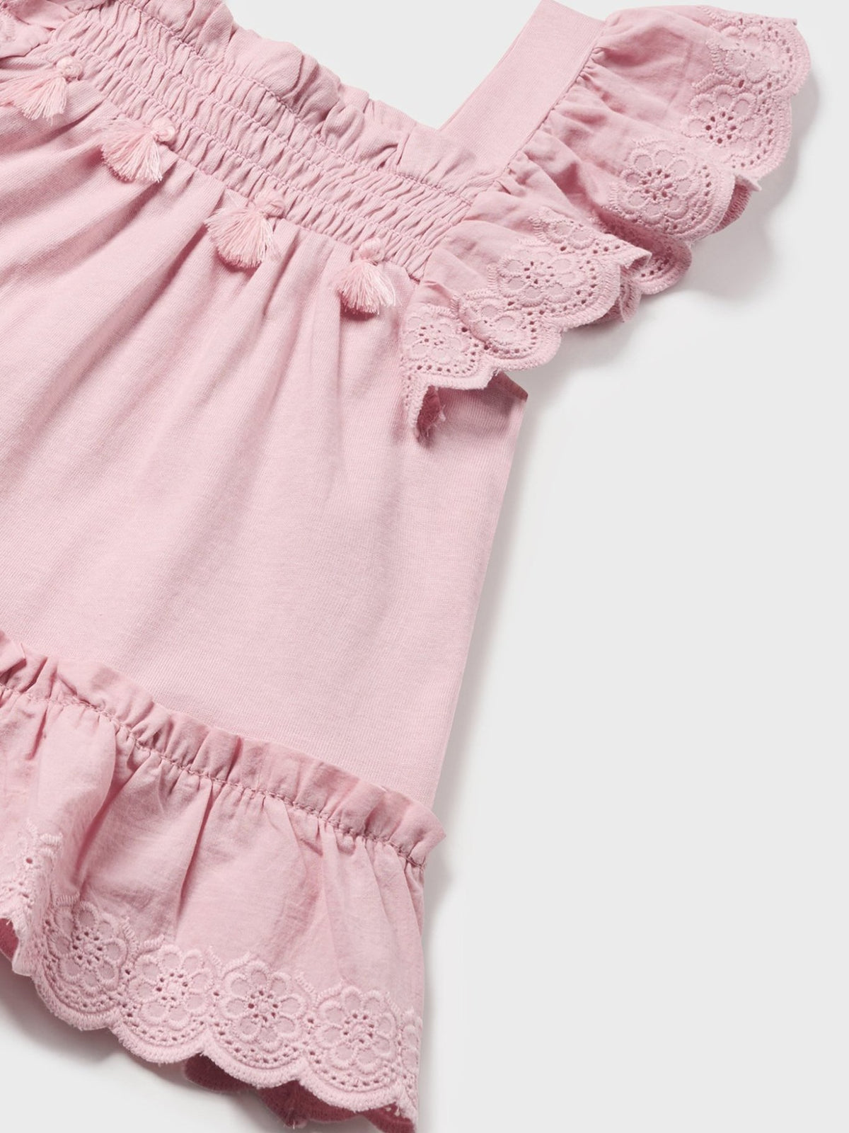 Túnica combinada Dália (Rosa)  para Bebé Menina - Mayoral