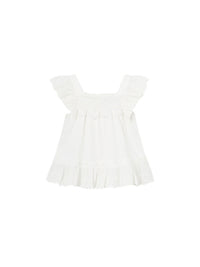 Túnica combinada Crú (Creme / Pérola)  para Bebé Menina - Mayoral