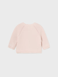 Casaco tricot Nude (Rosa Bébé)  para Bebé Menina - Mayoral