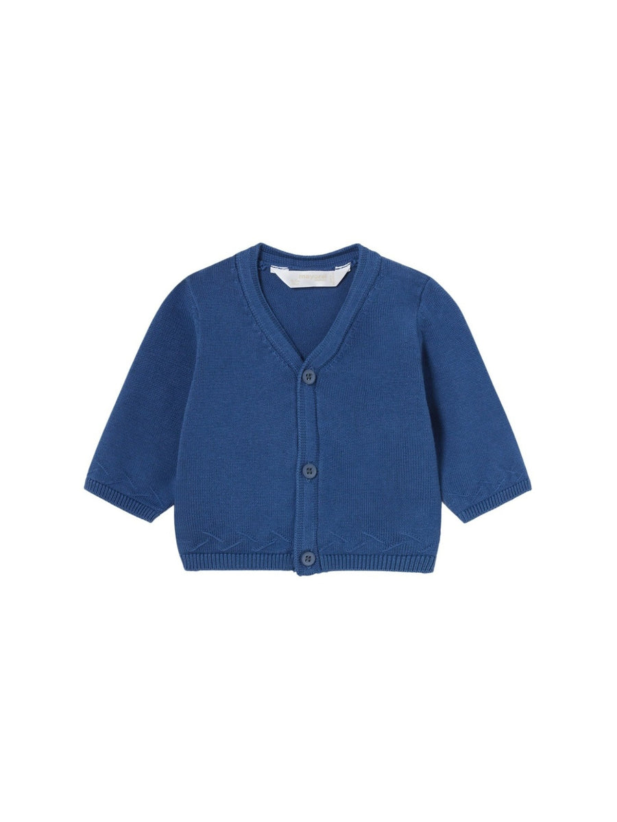 Casaco gola bico tricô Cerulean (Azul)  para Bebé Menino - Mayoral
