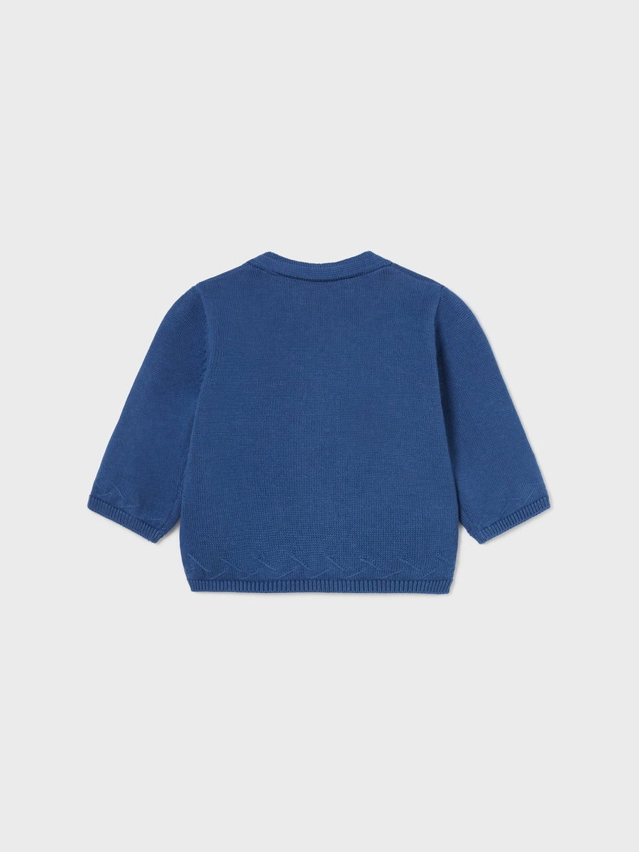 Casaco gola bico tricô Cerulean (Azul)  para Bebé Menino - Mayoral
