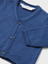Casaco gola bico tricô Cerulean (Azul)  para Bebé Menino - Mayoral
