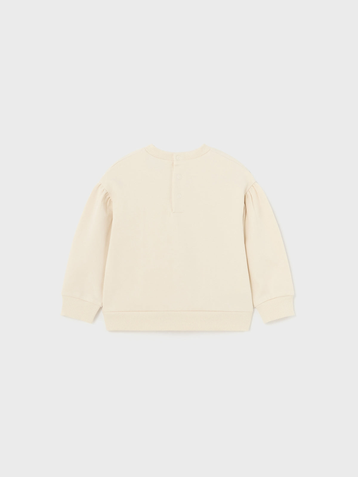 Sweat felpa Grão bico (Creme / Pérola)  para Bebé Menina - Mayoral