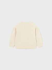 Sweat felpa Grão bico (Creme / Pérola)  para Bebé Menina - Mayoral