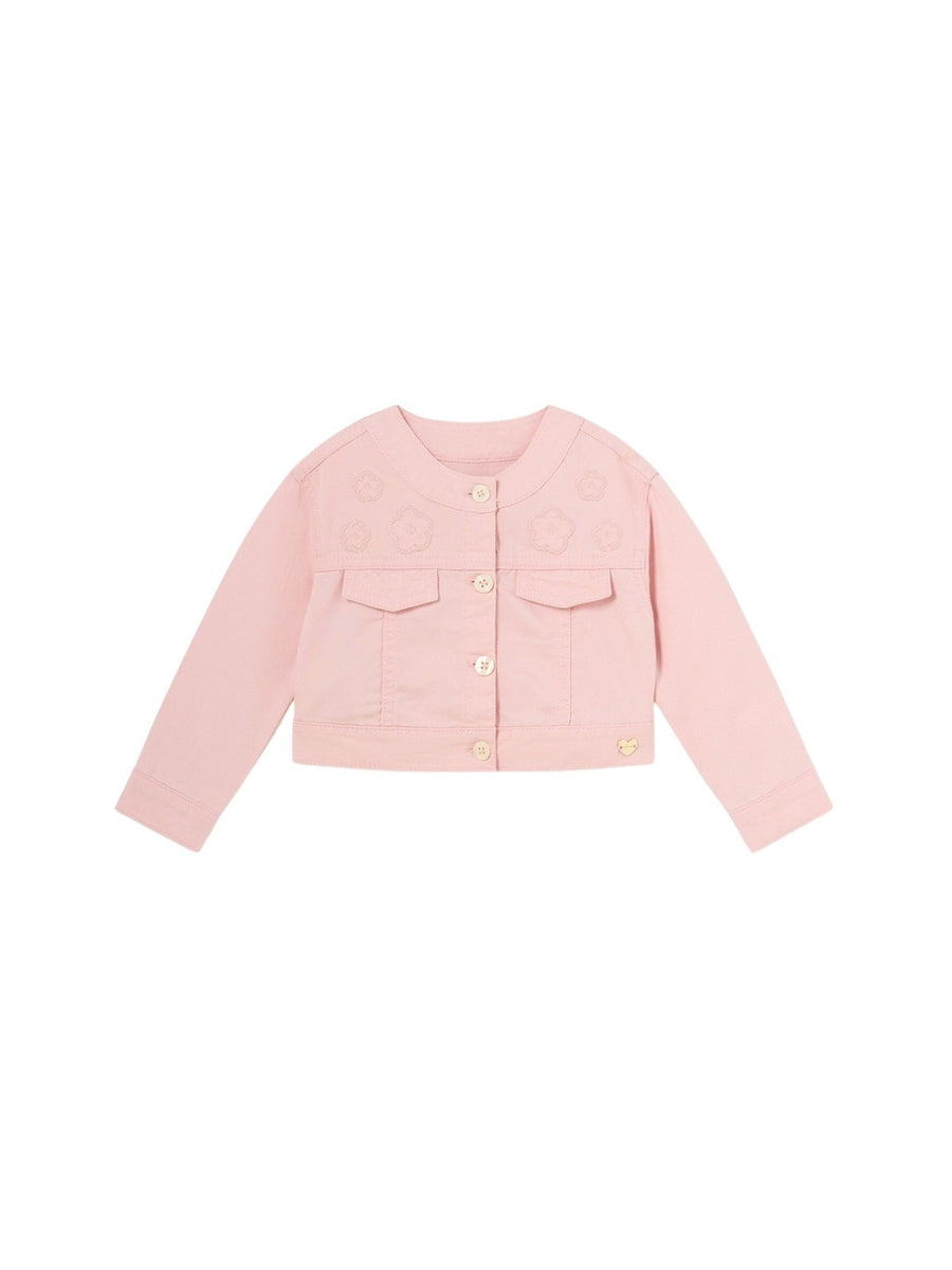 Blusão sarja Pastel (Rosa Bébé)  para Bebé Menina - Mayoral