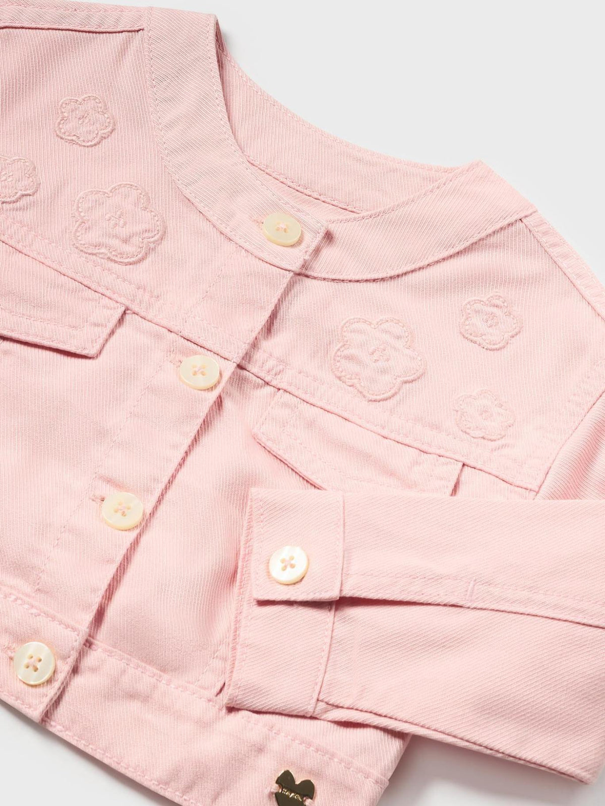 Blusão sarja Pastel (Rosa Bébé)  para Bebé Menina - Mayoral