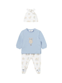 Conj. calça e gorro Azul céu (Azul Céu)  para Bebé Menino - Mayoral
