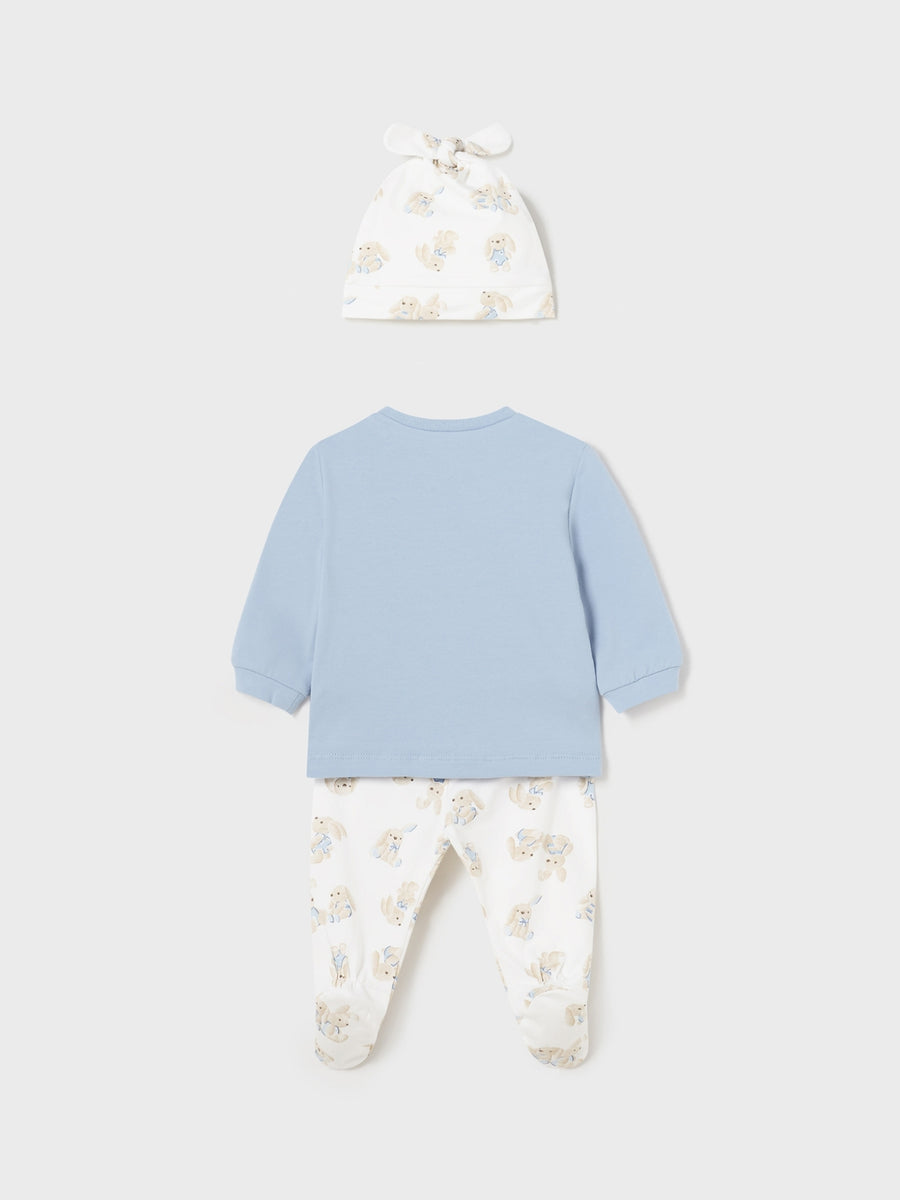 Conj. calça e gorro Azul céu (Azul Céu)  para Bebé Menino - Mayoral