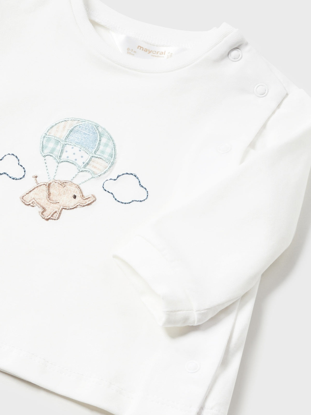 Conj. calça e gorro Branco (Branco)  para Bebé Menino - Mayoral