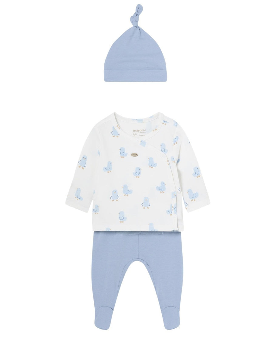 Conj. calça e gorro Niagara (Branco)  para Bebé Menino - Mayoral