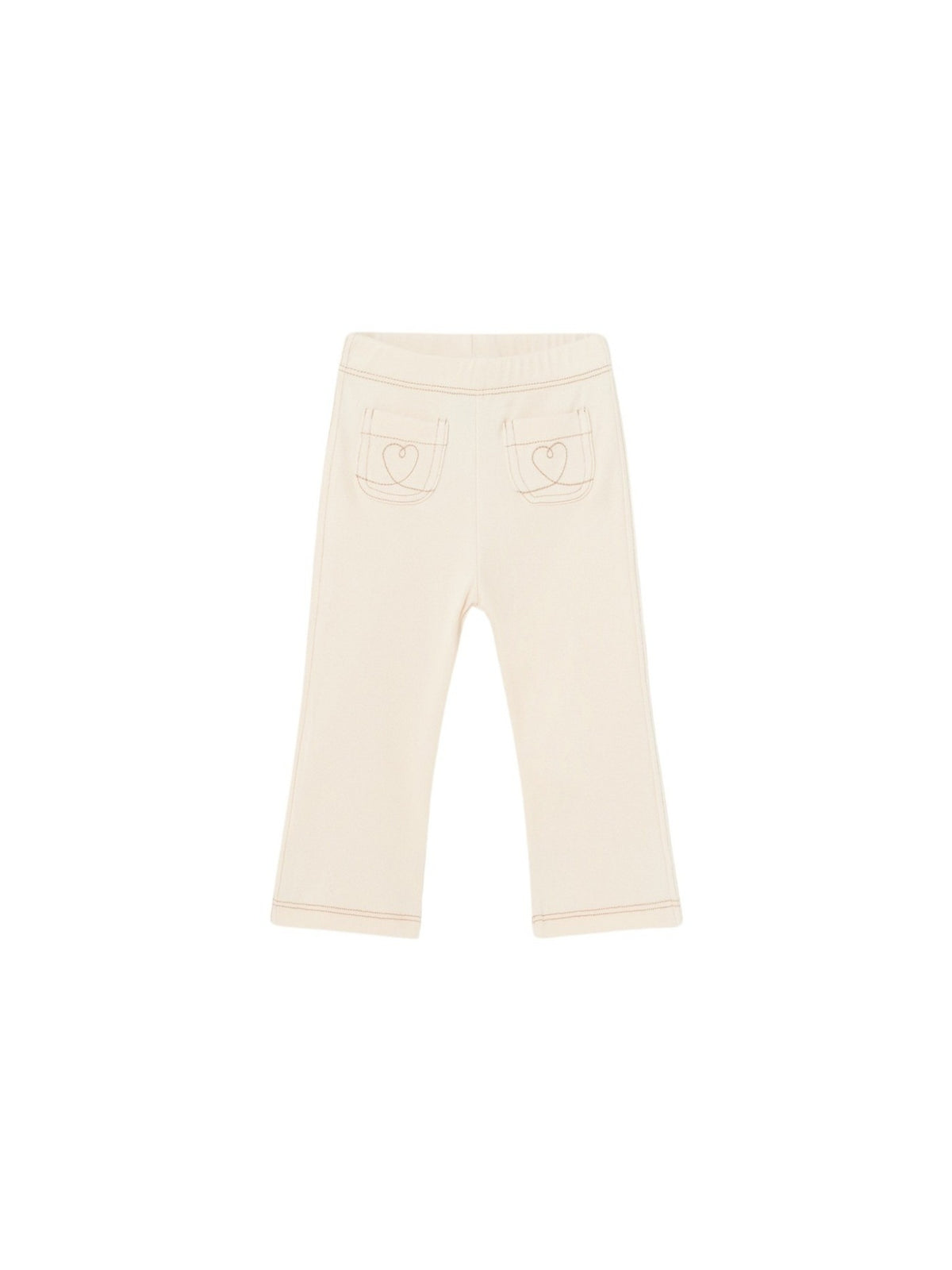 Calça flare Amêndoa (Bege)  para Bebé Menina - Mayoral