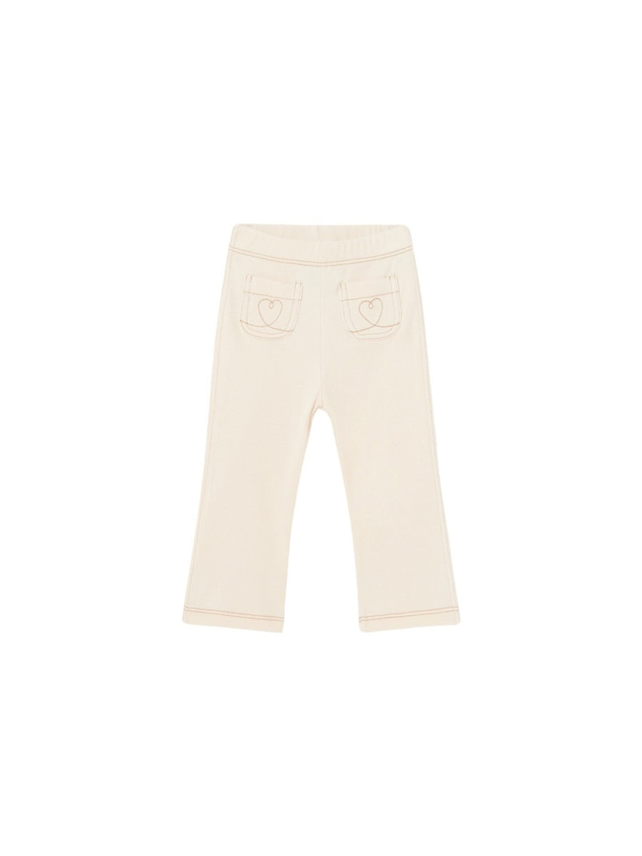 Calça flare Amêndoa (Bege)  para Bebé Menina - Mayoral