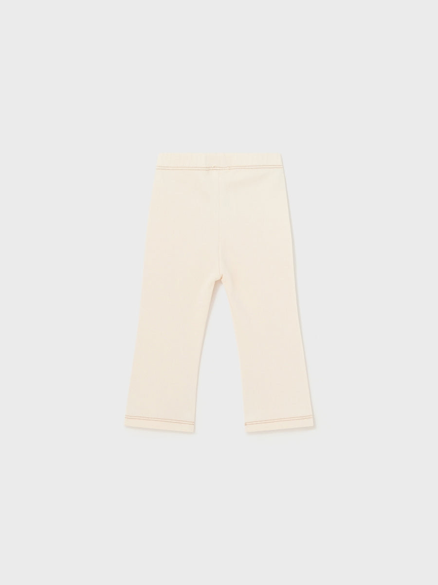 Calça flare Amêndoa (Bege)  para Bebé Menina - Mayoral