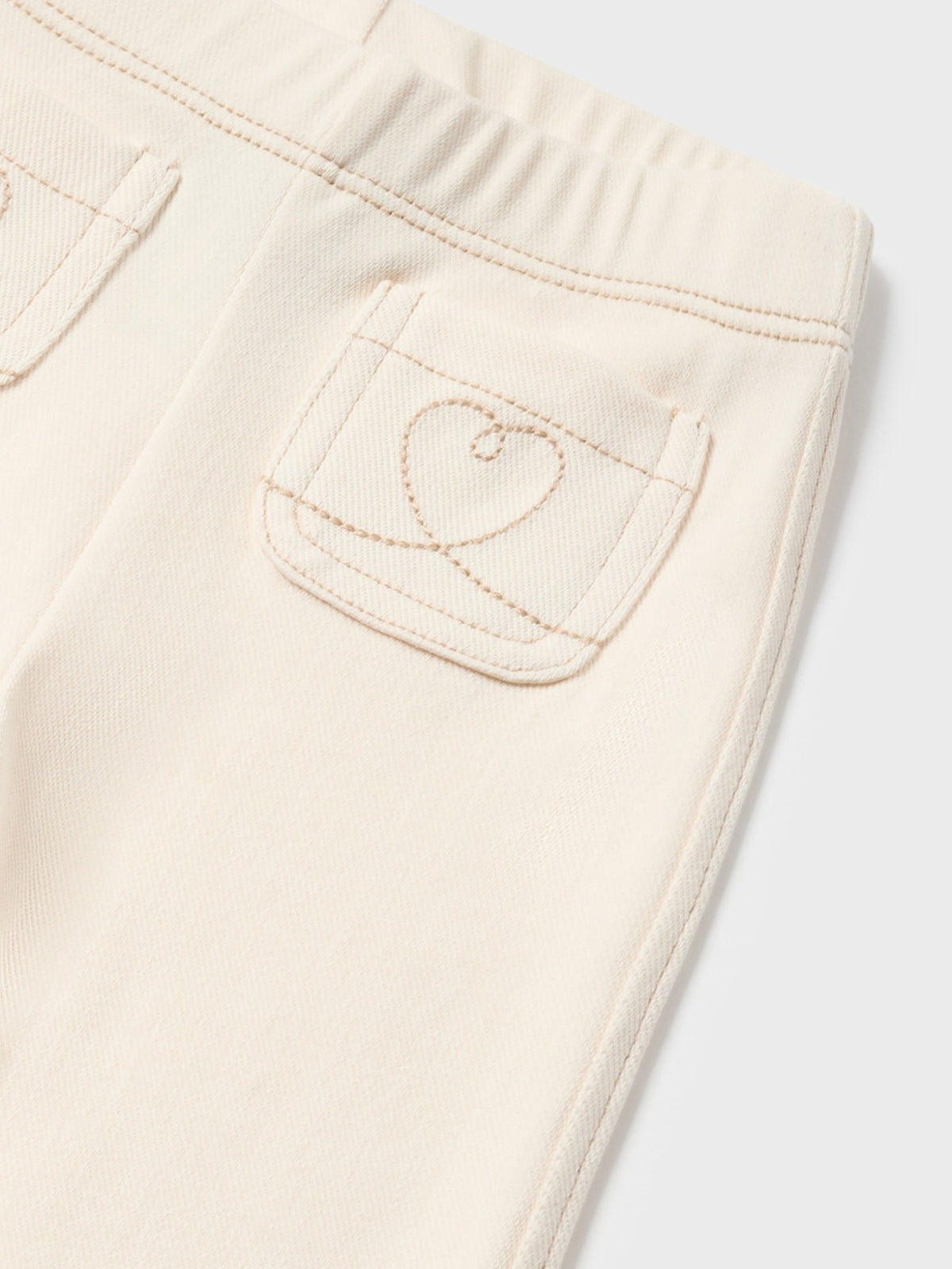 Calça flare Amêndoa (Bege)  para Bebé Menina - Mayoral