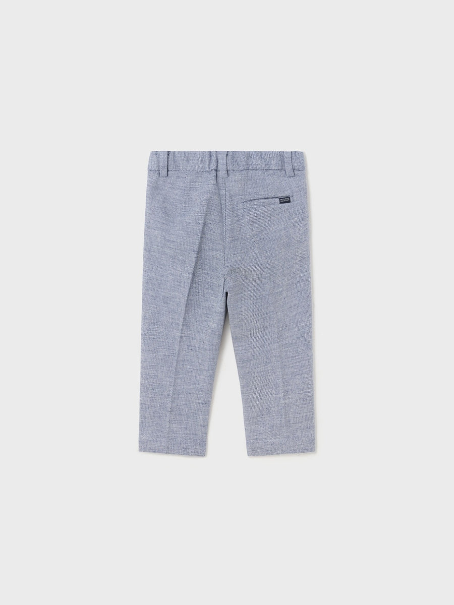 Calça linho clássica Marinho me (Marinho)  para Bebé Menino - Mayoral