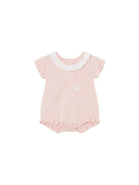 Fato bebé tricô Nude (Rosa Bébé)  para Bebé Menina - Mayoral