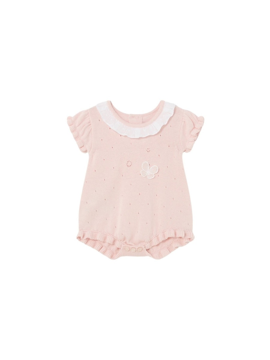 Fato bebé tricô Nude (Rosa Bébé)  para Bebé Menina - Mayoral