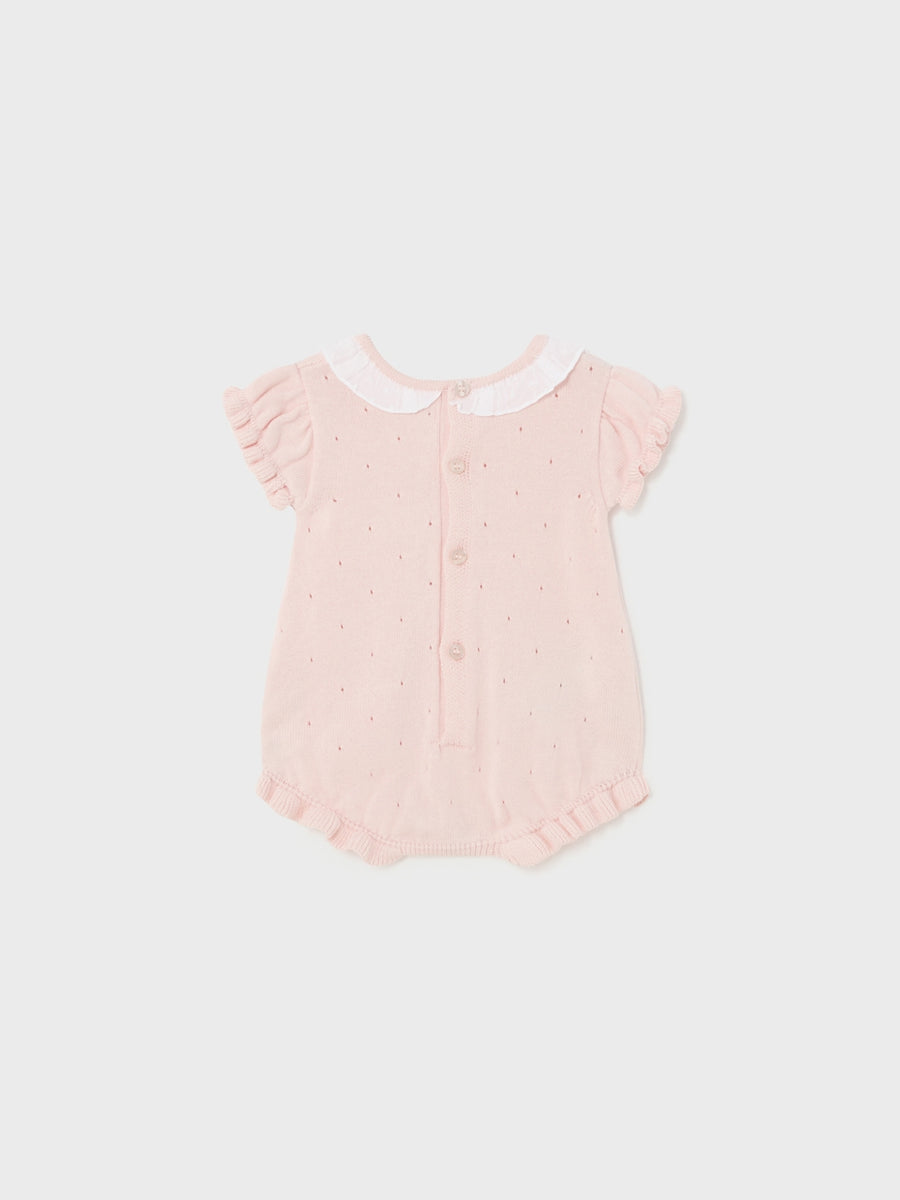 Fato bebé tricô Nude (Rosa Bébé)  para Bebé Menina - Mayoral