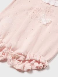 Fato bebé tricô Nude (Rosa Bébé)  para Bebé Menina - Mayoral