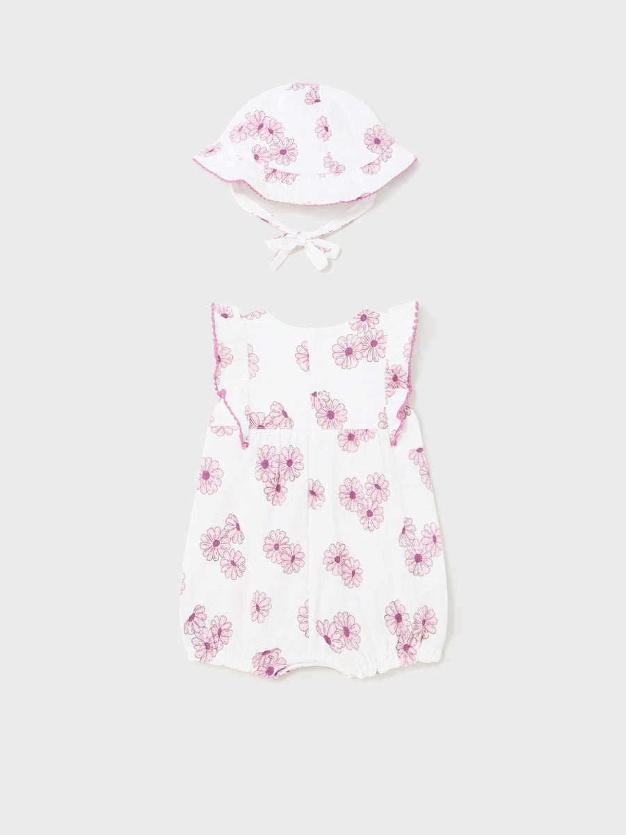 Fato bebé com gorro Juicy (Violeta)  para Bebé Menina - Mayoral