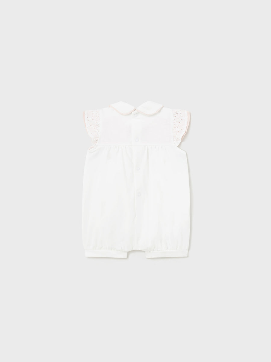 Fato bebé curto clássico Branco (Branco)  para Bebé Menina - Mayoral