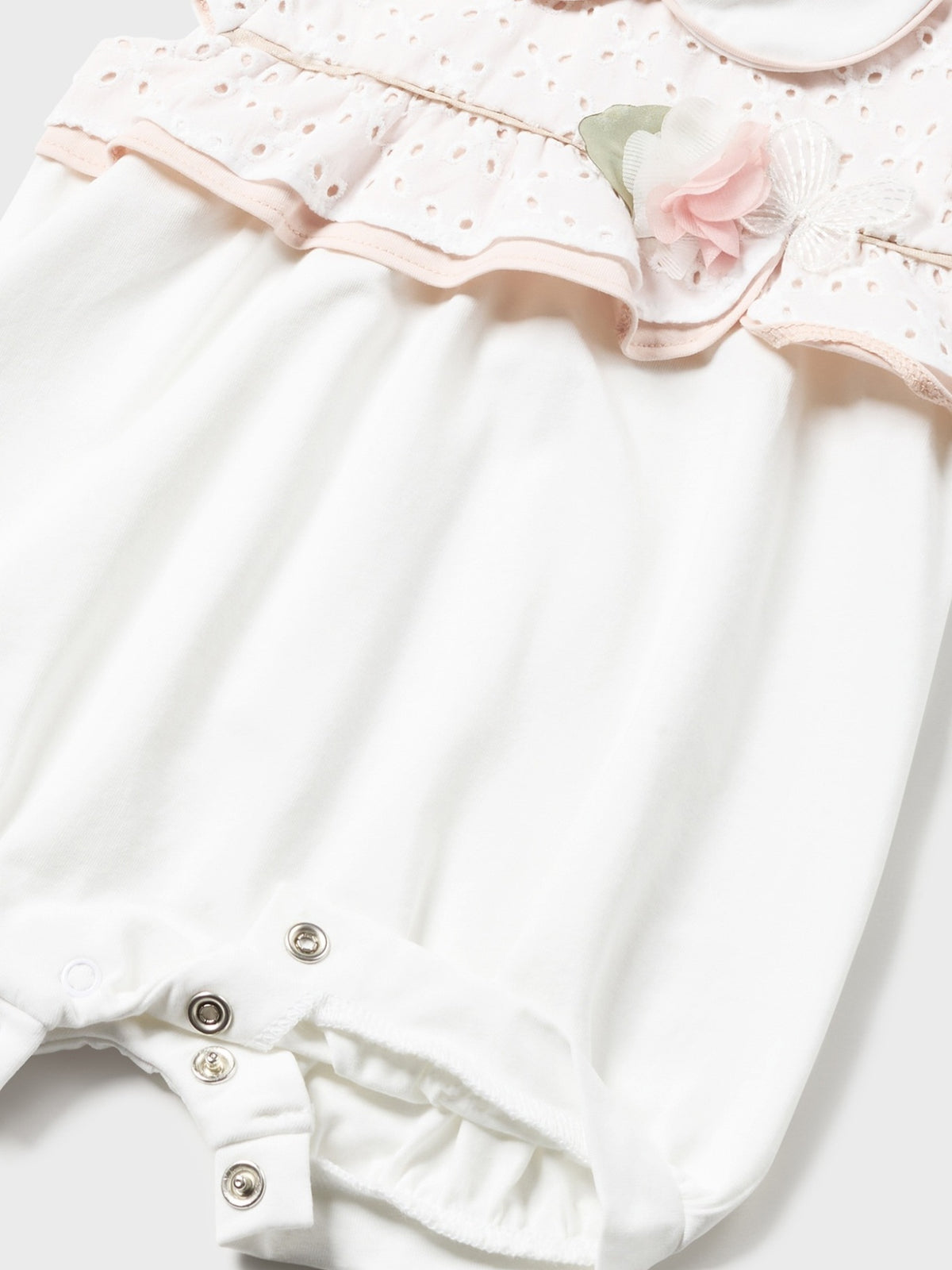 Fato bebé curto clássico Branco (Branco)  para Bebé Menina - Mayoral
