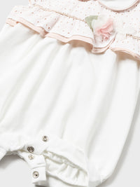 Fato bebé curto clássico Branco (Branco)  para Bebé Menina - Mayoral