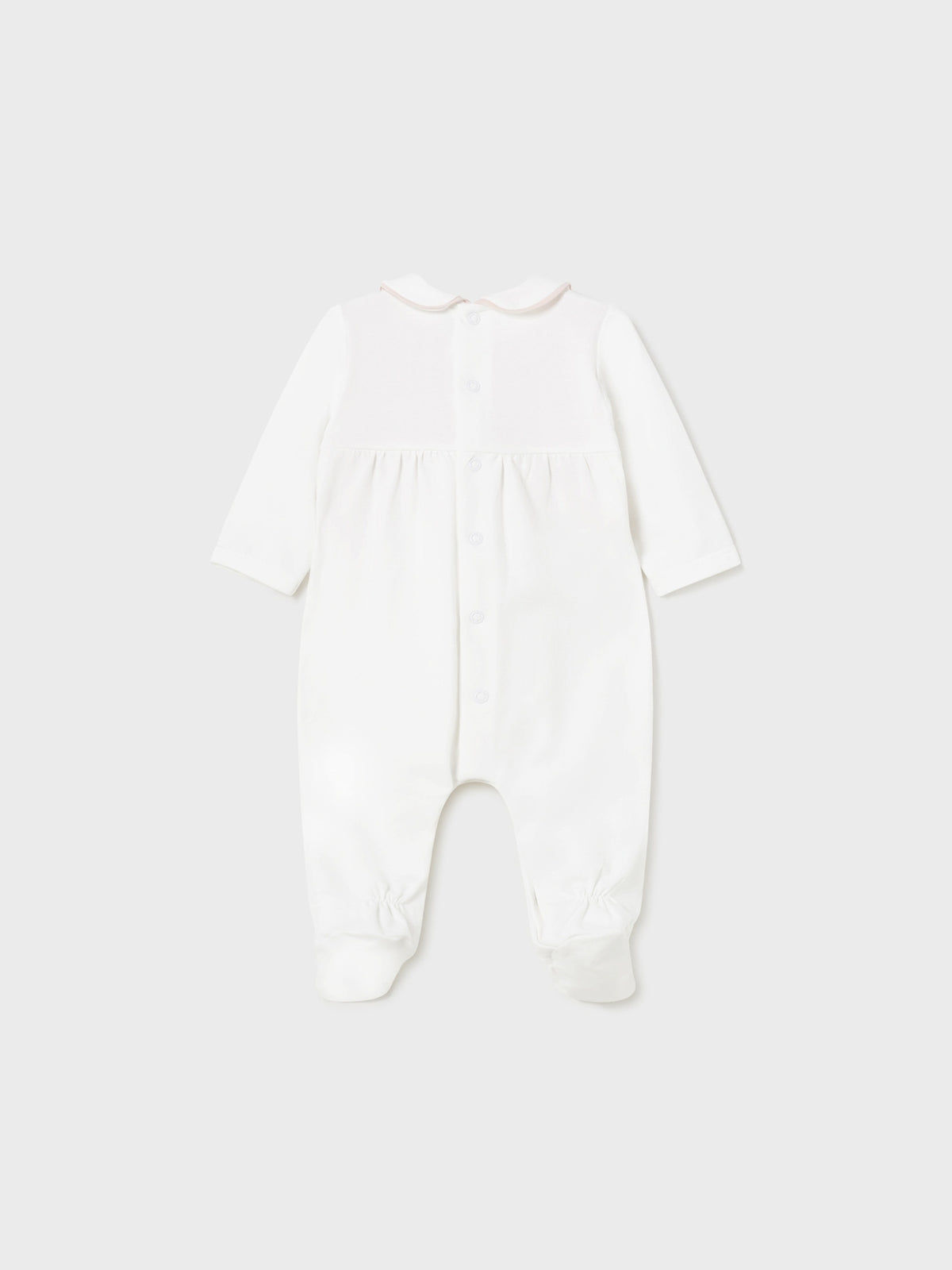 Fato bebé comprido clássico Branco (Branco)  para Bebé Menina - Mayoral
