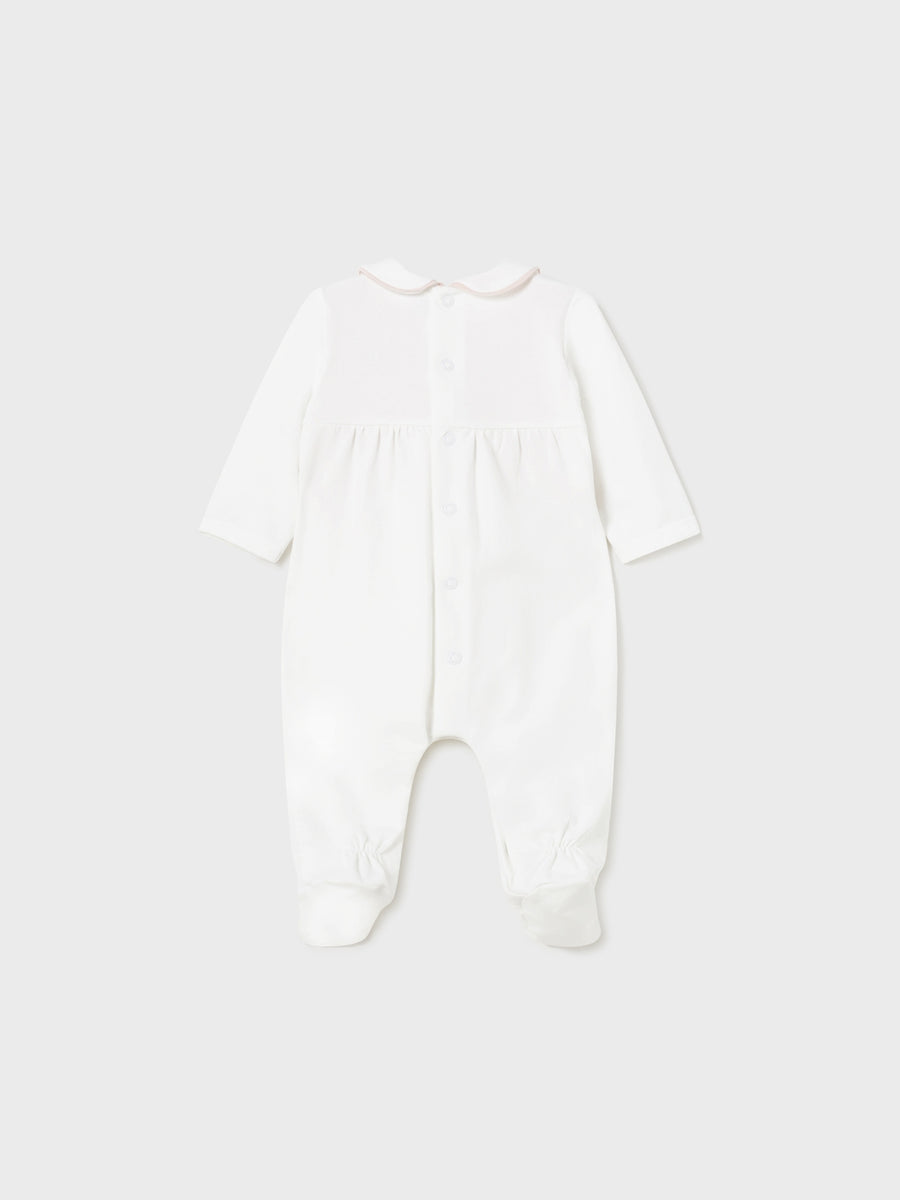 Fato bebé comprido clássico Branco (Branco)  para Bebé Menina - Mayoral