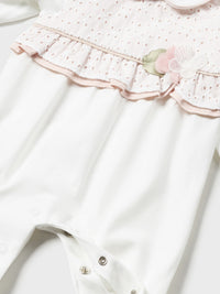 Fato bebé comprido clássico Branco (Branco)  para Bebé Menina - Mayoral
