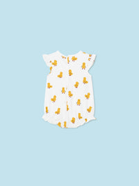 Set 3 pijamas curtos Milho (Amarelo Ocre)  para Bebé Menina - Mayoral