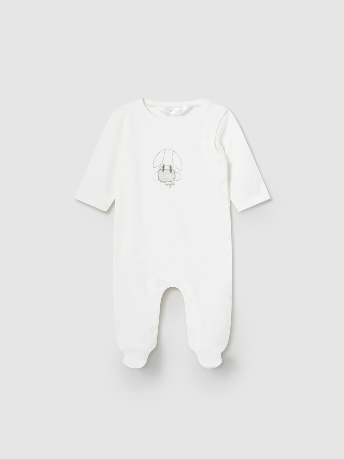 Set Babygrow body Crú (Creme / Pérola)  para Bebé Menino - Mayoral