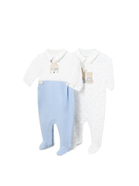 Pack 2 fatos bebé Azul céu (Azul Céu)  para Bebé Menino - Mayoral