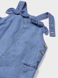 Macacão curto denim Base (Ganga)  para Bebé Menina - Mayoral