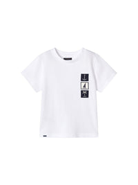 Camiseta aplicações Branco (Branco)  para Menino - Mayoral
