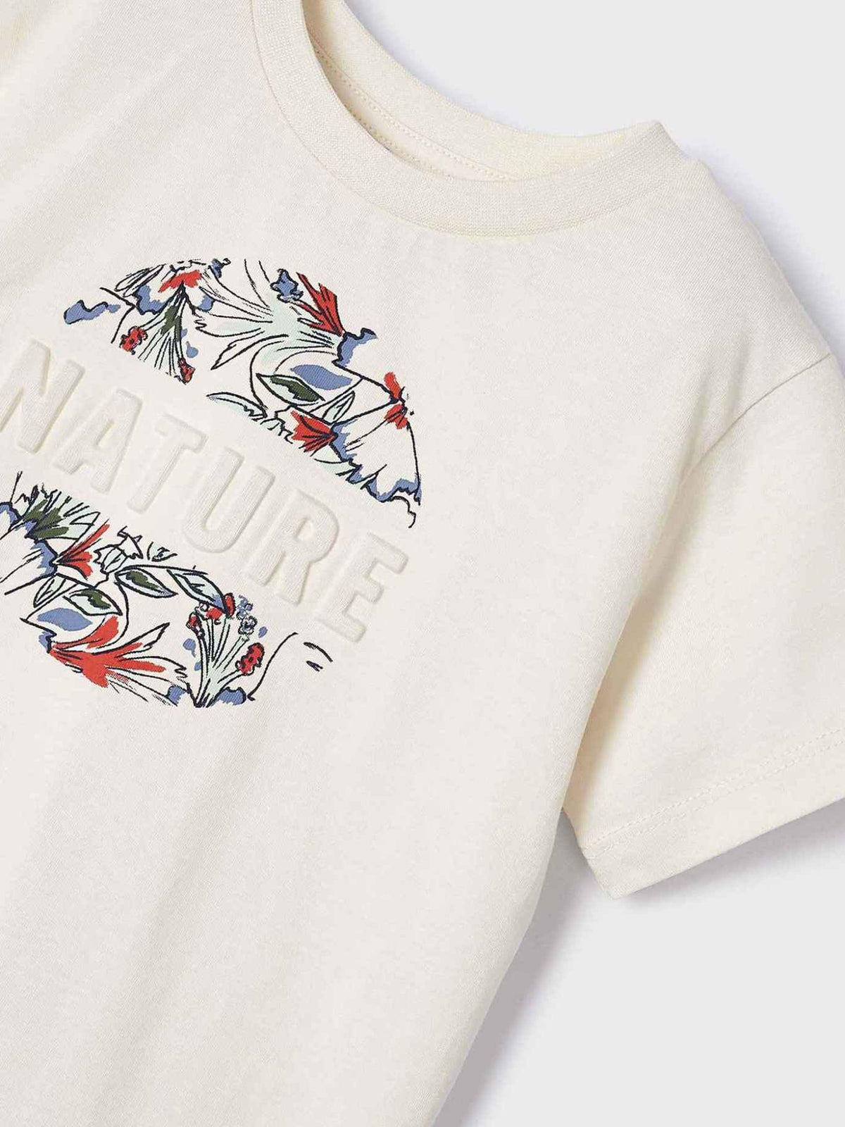 T´shirt "nature" Milk (Creme / Pérola)  para Menino - Mayoral