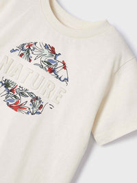 T´shirt "nature" Milk (Creme / Pérola)  para Menino - Mayoral