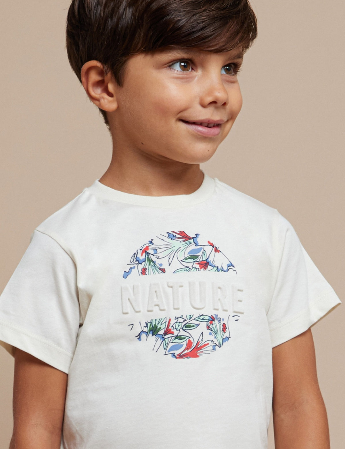 T´shirt "nature" Milk (Creme / Pérola)  para Menino - Mayoral